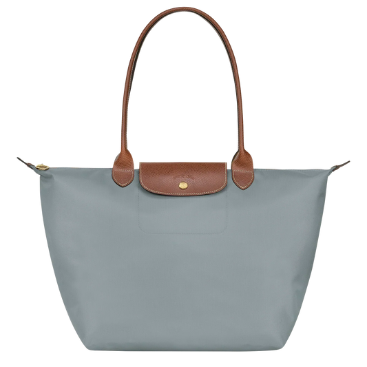 Bolso Grande Nylon Plegable, Acero