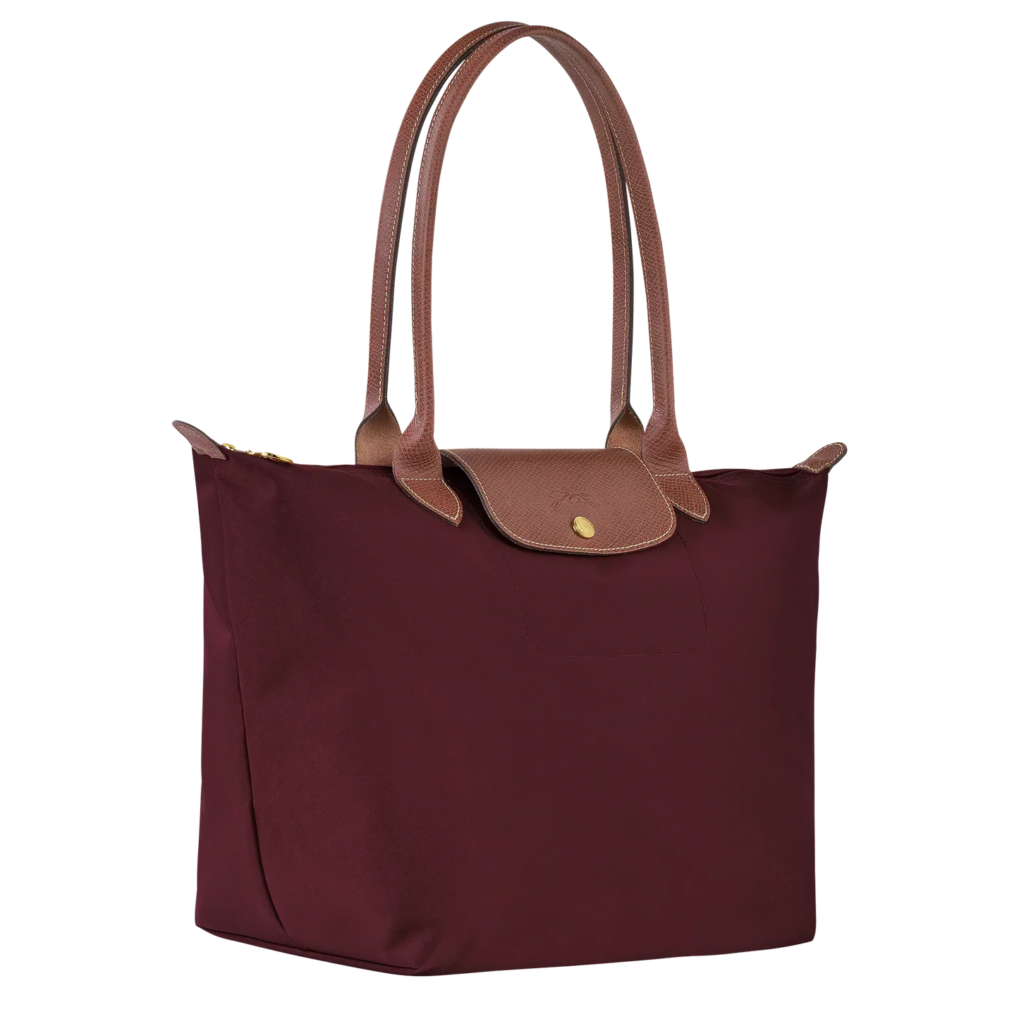 Bolso Grande Nylon Plegable, Burdeos