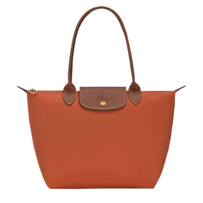Bolso Grande Nylon Plegable, Ladrillo