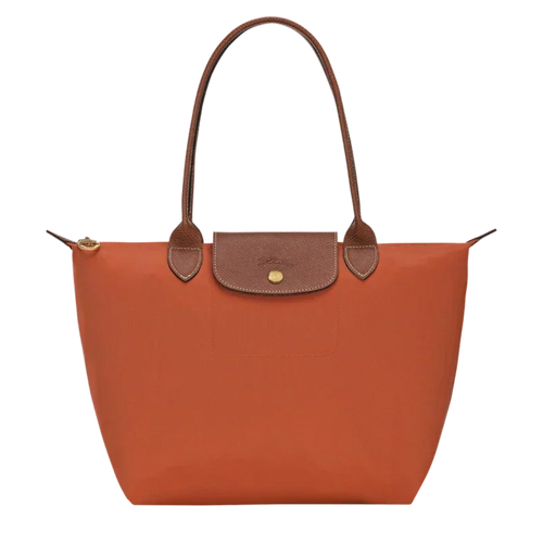 Bolso Grande Nylon Plegable, Ladrillo